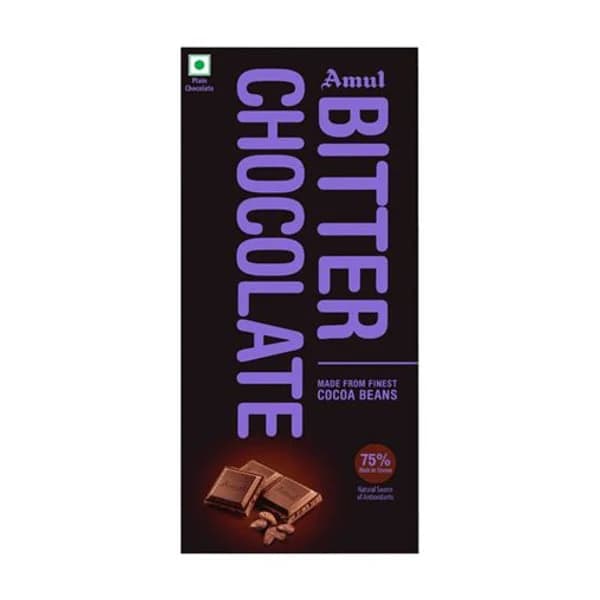 AMUL AMUL BITTER CHOCOLATE 75% product image
