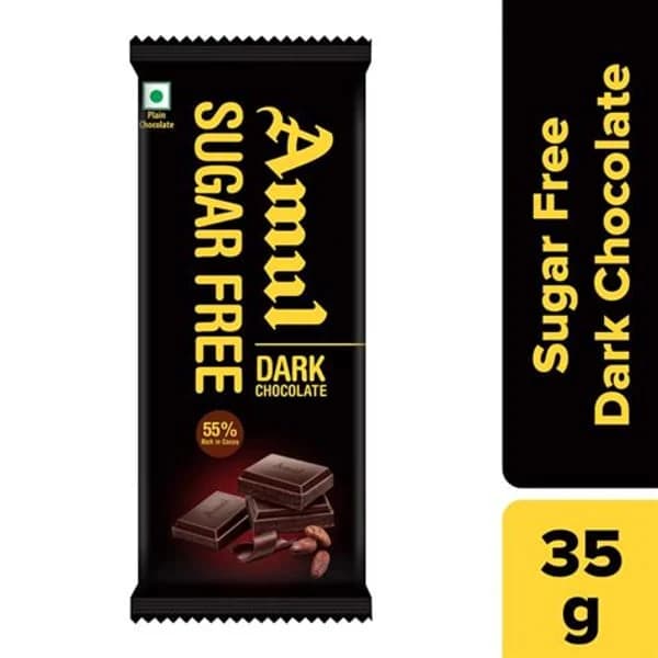 AMUL AMUL SUGARFREE DARK CHOC product image