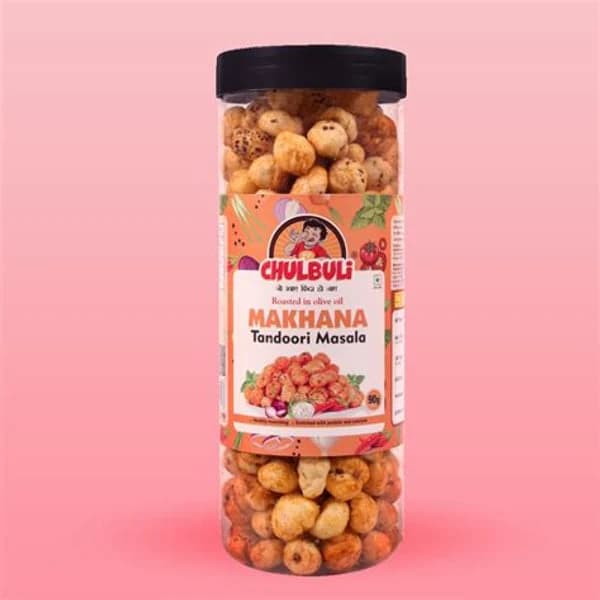 CHULBULI CHULBULI TANDOORI MASALA MAKHANA 90GM product image