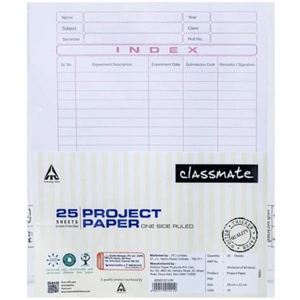 CLASSMATE CLASSMATE SINGLE LINE INTERLEAF 172PAGES product image