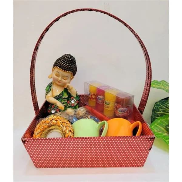 DIWALI DIWALI SQUARE BASKET MED product image