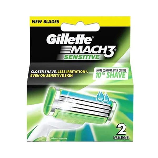 GILLETTE GILLETTE MACH 3 SENSITIVE 2 BLADES product image