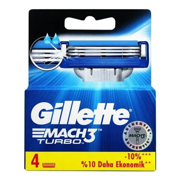 GILLETTE GILLETTE MACH 3 TURBO 4CART product image