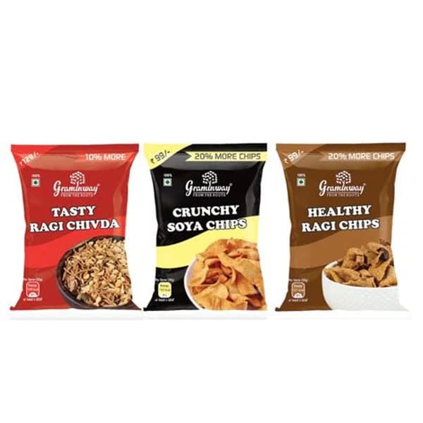 GRAMINWAY GRAMINWAY RAGI CHIVDA CHIPS product image