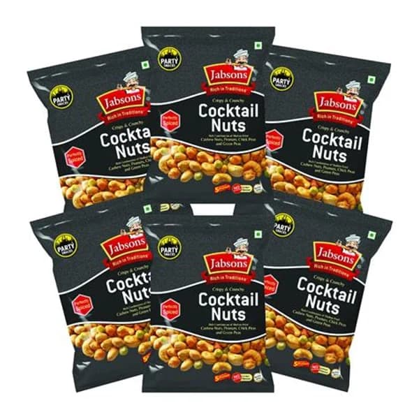 JABSONS JABSONS COCKTAIL NUTS 120GM product image