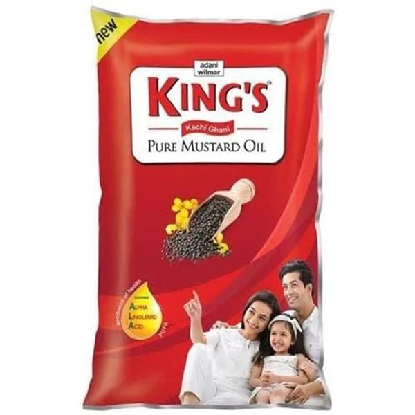 KINGS KINGS MUSTARD OIL 1 LTR product image