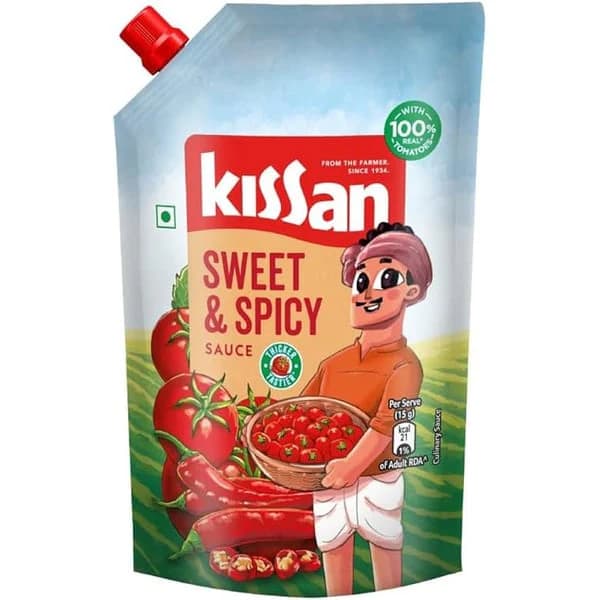 KISSAN KISSAN SWEET N SPICY SAUCE 415GM product image