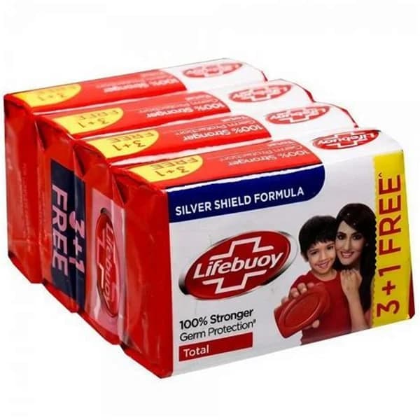 LIFEBUOY LIFEBUOY TOTAL SOAP 100X4+1 PCS product image