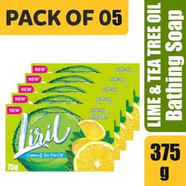 LIRIL LIRIL LIME & TEA TREE OIL 75GM*4 product image