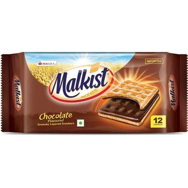 MALKIST MALKIST CHOCOLATE CRACKERS 138GM product image