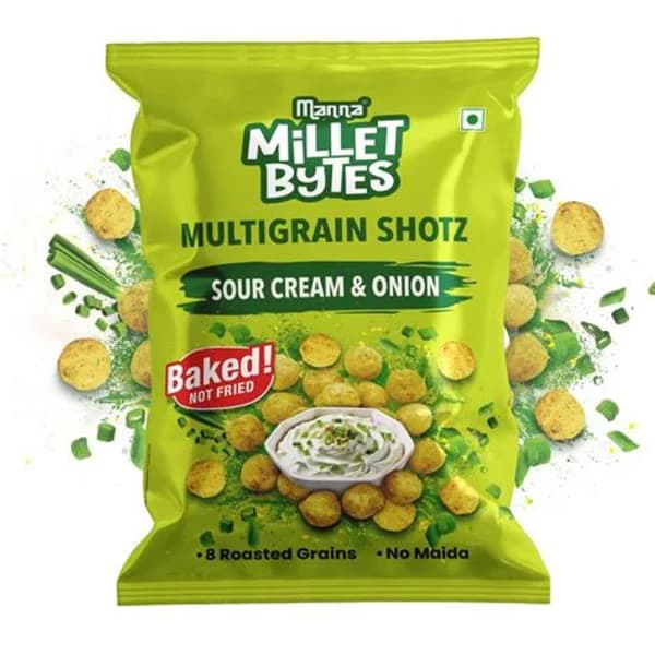 MANNA MANNA MILLET BYTES SOUR CREAM&ONION product image