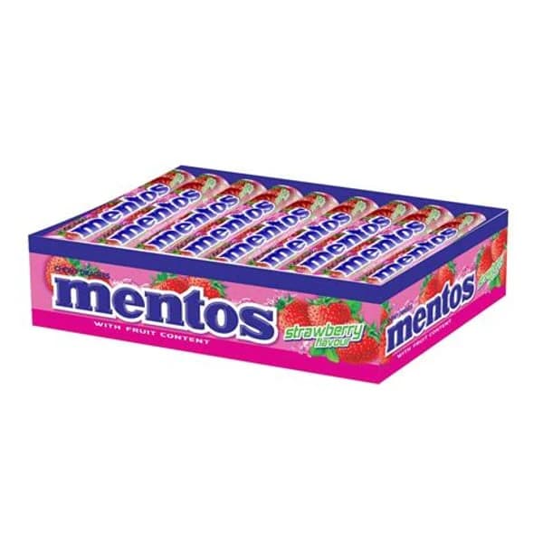 MENTOS MENTOS STRAWBERRY STICK product image