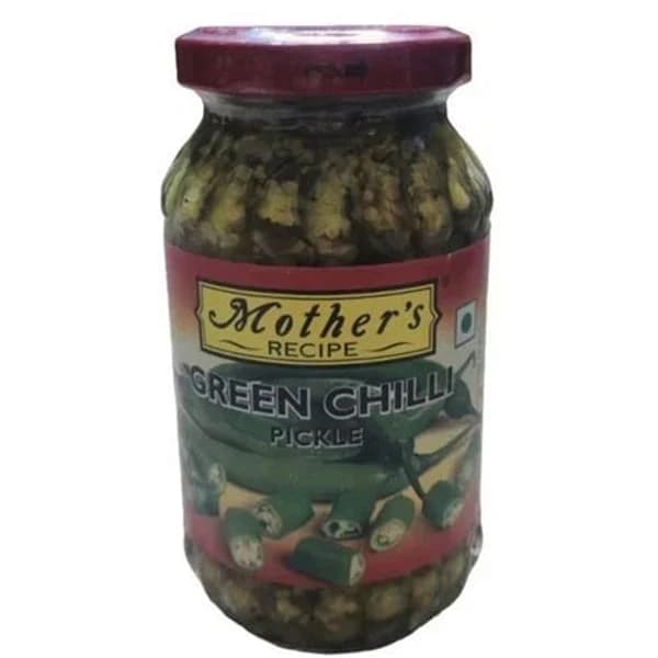 MOTHERS MOTHERS GREEN CHILLI PICKLE 200GM product image