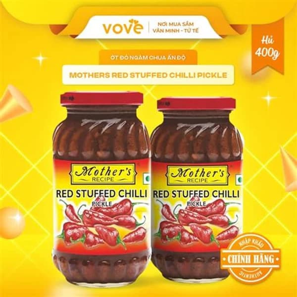 MOTHERS MOTHERS STUFFED RED CHILLI PICKLE product image