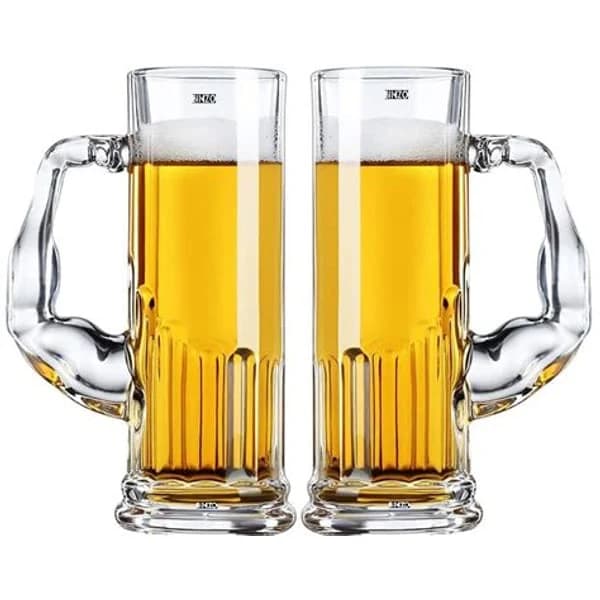 MUSCLE MUSCLE BEER MUG 2PC product image