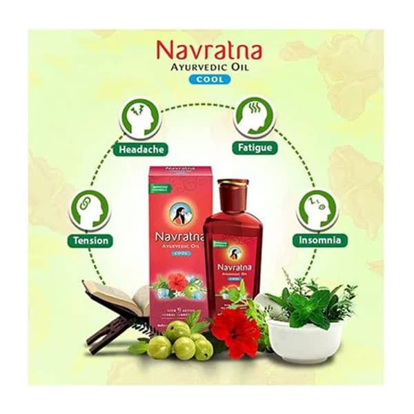 NAVRATNA NAVRATNA COOL OIL 180ML product image