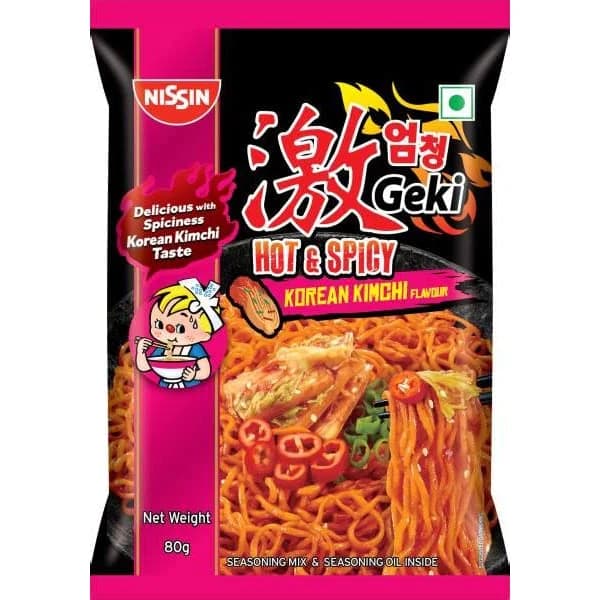 NISSIN NISSIN HOT&SPICY KOREAN KIMCHI NOODLES product image