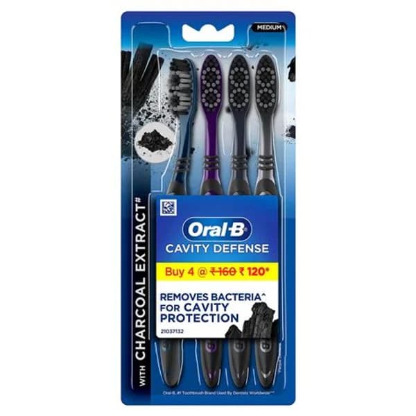 ORAL B ORAL B CAV DEF B4@120 CHARCOAL MED product image