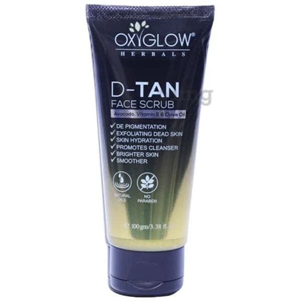 OXYGLOW OXYGLOW D-TAN FACE SCRUB 100GM product image