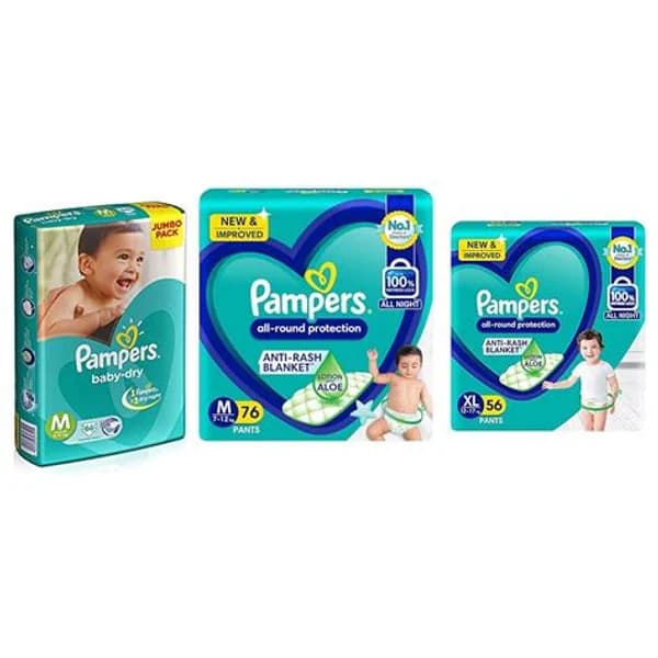 PAMPERS PAMPERS DIAPERS M product image