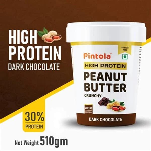 PINTOLA PINTOLA FITNESS PB CRUNCHY DARK CHOC 510 GM product image