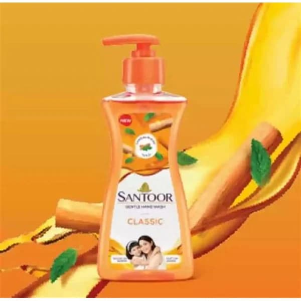 SANTOOR SANTOOR CLASSIC HAND WASH 200ML product image