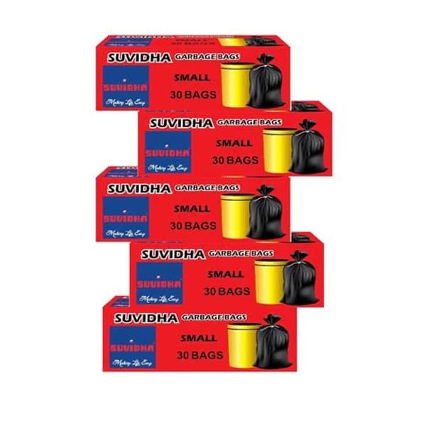 SUVIDHA SUVIDHA GARBAGE BAGS SMALL 17*19 30BAGS product image