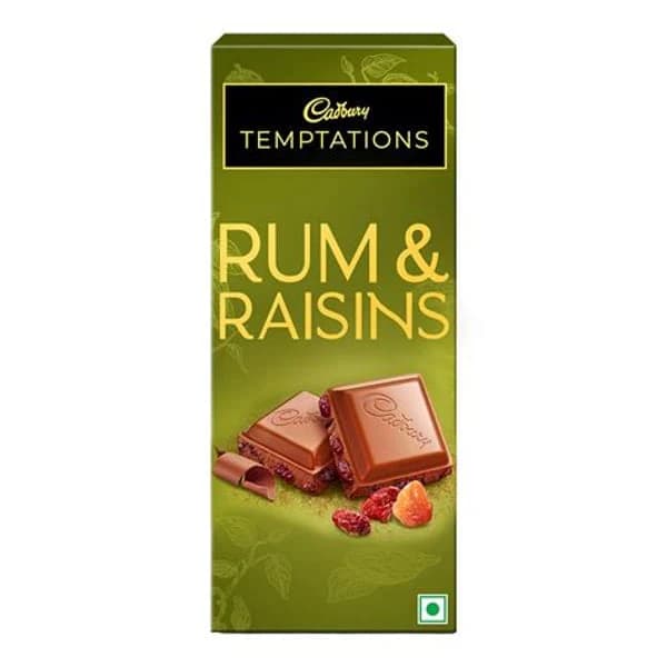 TEMPTATION TEMPTATION RUM & RAISINS 70GM product image
