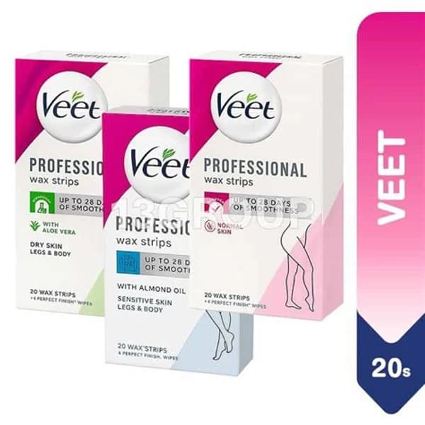 VEET VEET PRO DRY SKIN 20 STRIPS product image