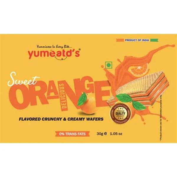 YUMEATDS YUMEATDS WAFER ROLL ORANGE product image