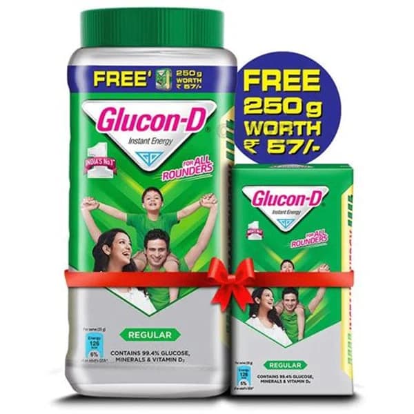 GLUCON GLUCON-D REGULAR 250GM product image