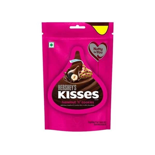 HERSHEYS HERSHEYS KISSES HAZELNUT CHOCOLATE product image
