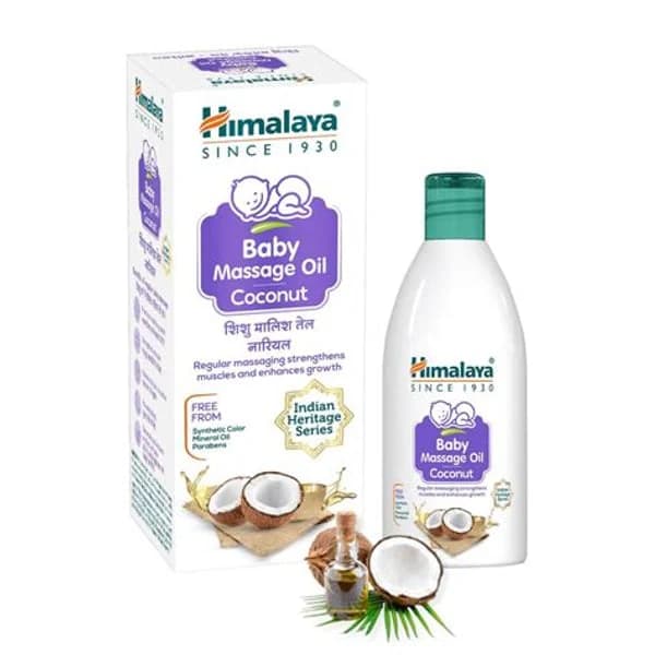HIMALAYA HIMALAYA BABY MASSAGE OIL COCONUT 100ML product image