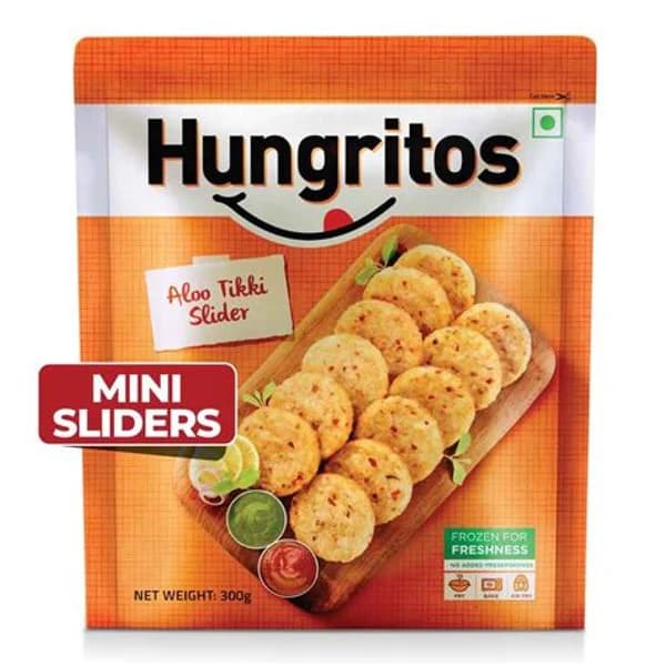 HUNGRITOS HUNGRITOS ALOO TIKKI SLIDER 350GM product image