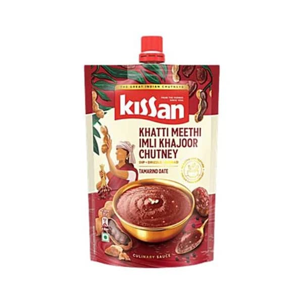 KISSAN KISSAN KHATTI MEETHI IMLI KHAJOOR CHUTNEY 100GM product image