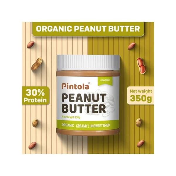 PINTOLA PINTOLA PEANUT BUTTER DC CREAMY 350GM product image
