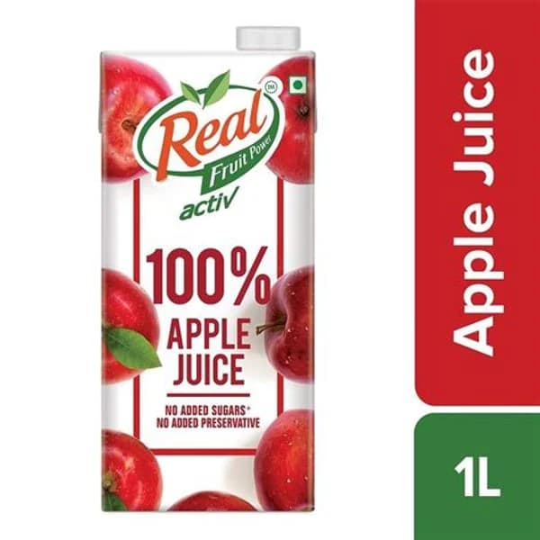 REAL REAL ACTIV APPLE JUICE 1LTR product image