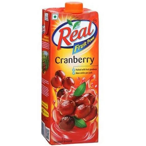 REAL REAL FRUIT POWER CRANBERRY NEW 1LTR product image