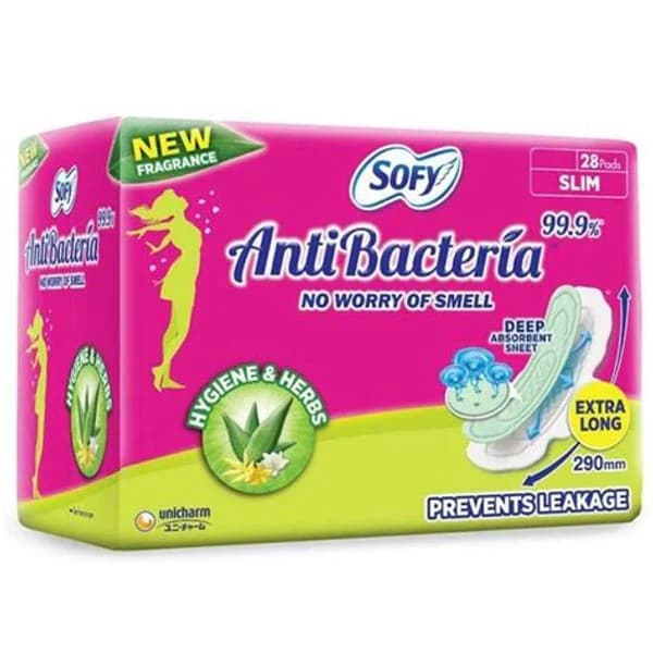 SOFY SOFY ANTI BACT XL SLIM 28PADS product image