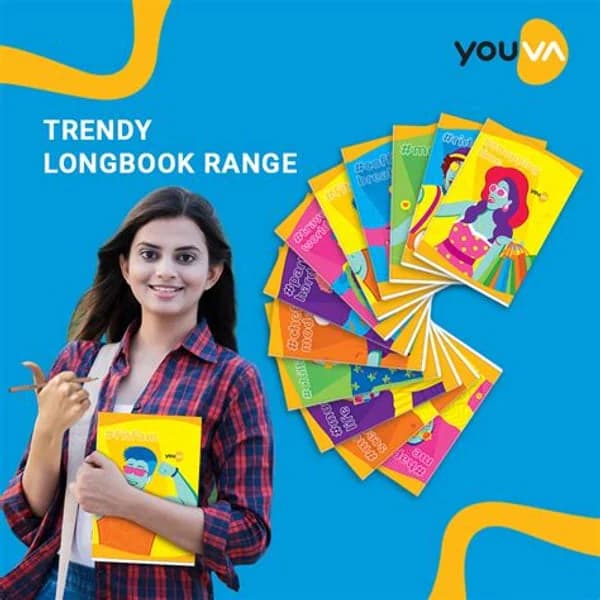 YOUVA YOUVA LONG BOOK A4 SINGLE LINE 140PAGES product image