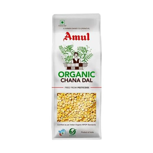 AMUL AMUL ORGANIC CHANA DAL 500GM product image