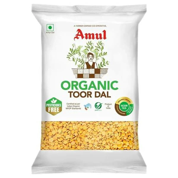 AMUL AMUL ORGANIC TOOR DAL 1KG product image