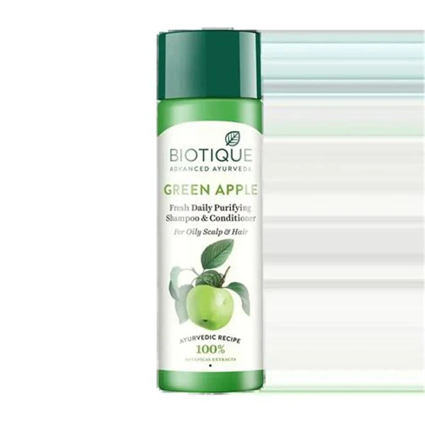 BIOTIQUE BIOTIQUE GREEN APPLE SHAMPOO COND 190ML product image