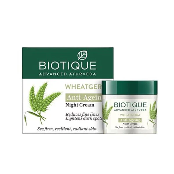 BIOTIQUE BIOTIQUE WHEATGERM ANTI AGEING NIGHT CREAM 50GM product image