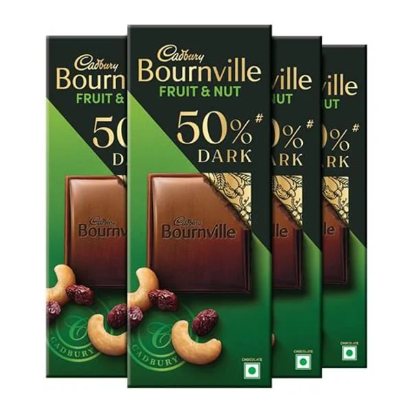 CADBURY CADBURY BOURVILLE FRUIT N NUT 50%DARK product image
