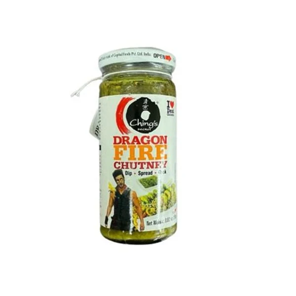 CHINGS CHINGS DRAGON FIRE CHUTNEY 250GM product image