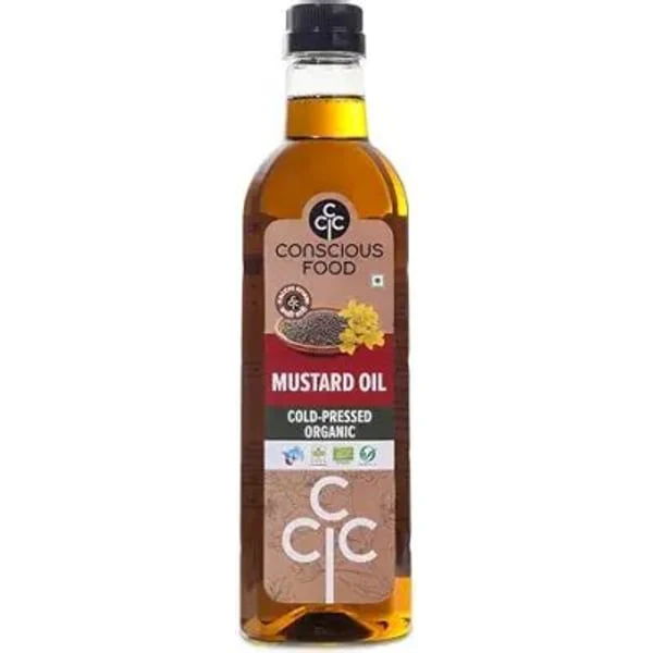CONSCIOUS CONSCIOUS FOOD COLD PRESS MUSTARD OIL 1LTR product image