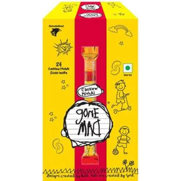 GONE GONE MAD CASHEW MITHAI WAFER ROLL product image