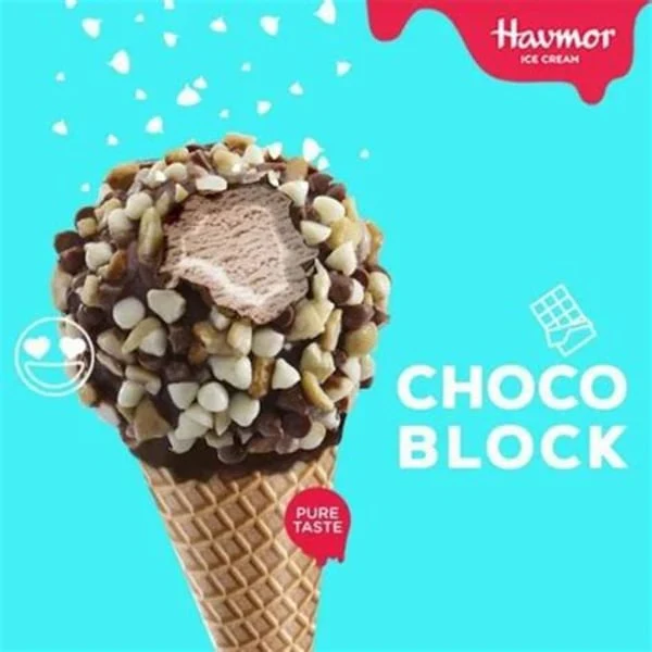 HAVMOR HAVMOR CHOCO BLOCK CONE 135ML product image
