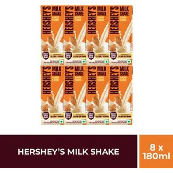 HERSHEYS HERSHEYS MILK SHAKE ALMOND 180ML product image